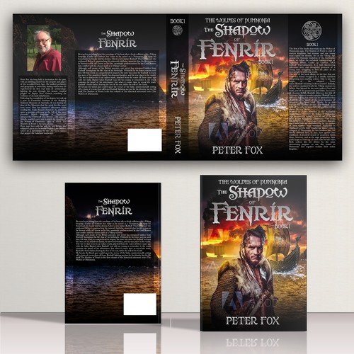 Viking book cover with the title 'Shadow of Fenrir'