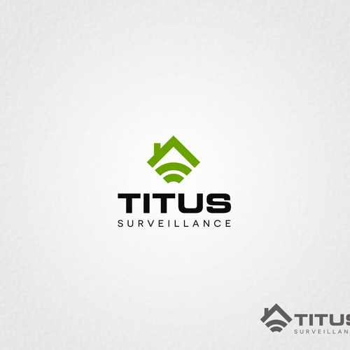 Camera design with the title 'Logo and Hosted Website for home automation company'