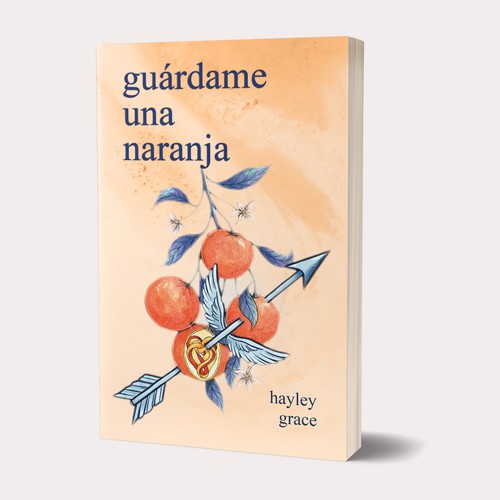 Orange book cover with the title 'save me an orange'