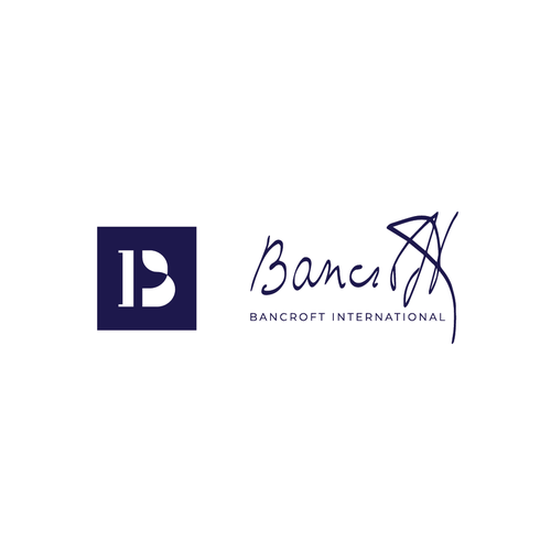 International brand with the title 'Brancroft Logo Concept'