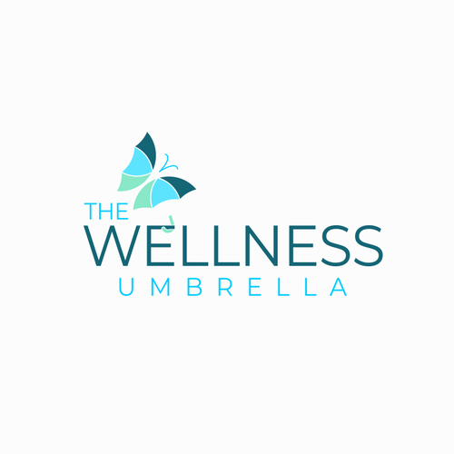 Umbrella logo with the title 'Logo concept for Welness Umbrella'