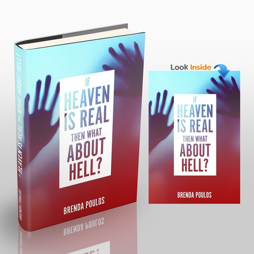 Scary book cover with the title 'IF HEAVEN IS REAL THEN WHAT ABOUT HELL?'