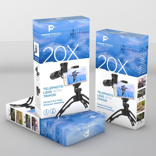 Sophisticated packaging with the title 'Modern, elegant package design concept'