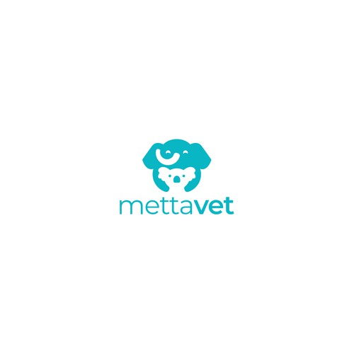 Koala logo with the title 'mettavet'