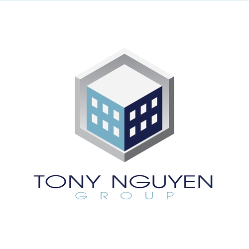 Cubic logo with the title 'Create the next logo for Tony Nguyen Group'