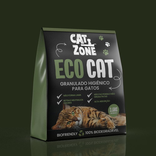 Cat packaging with the title 'Eco cat'