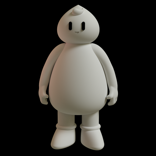 Design with the title 'charcater 3d '