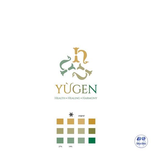 Healing logo with the title 'Yùgen'