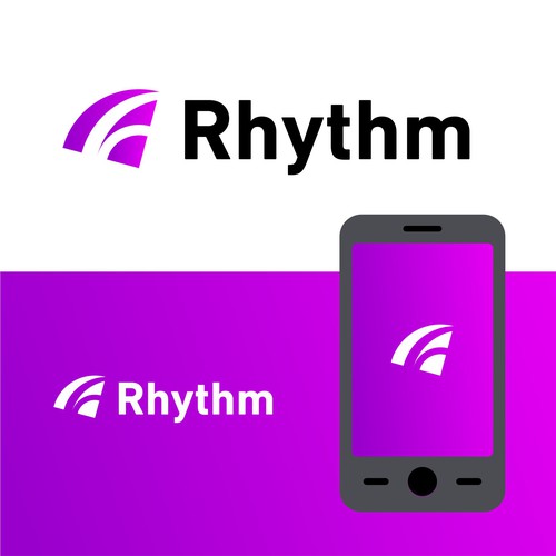 Streaming design with the title 'Incorporate in the logo Rhythm'