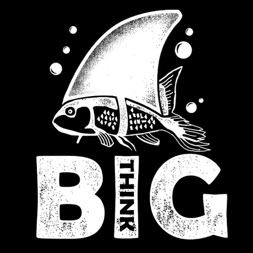 Retro t-shirt with the title 'Think Big'