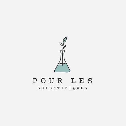 Anti aging logo with the title 'Logo Design - Pour les Scientifiques'
