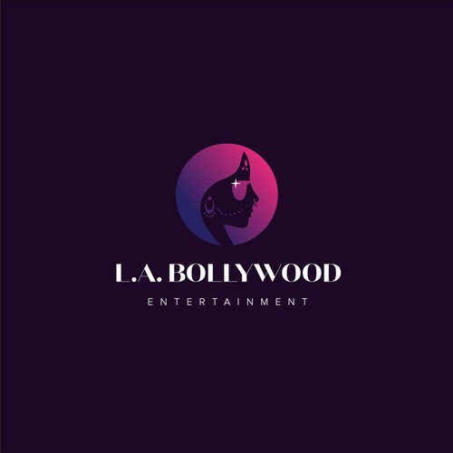 LA logo with the title 'Logo Design for LA Bollywood'