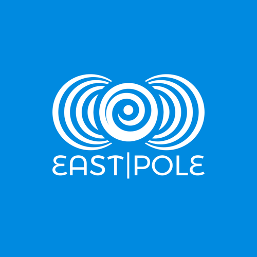 Magnet logo with the title 'East Pole Minimalistic Logo'