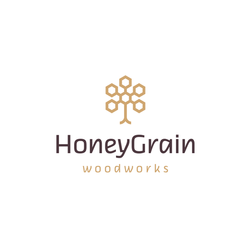 Brand logo with the title 'HoneyGrain'