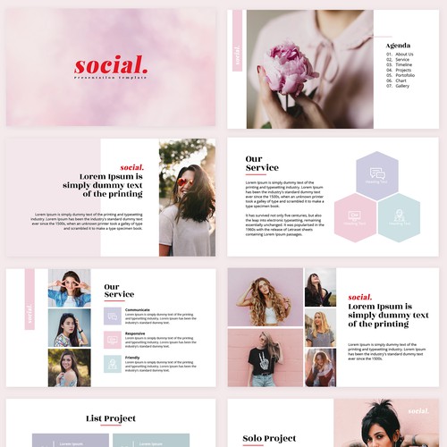 Smooth design with the title 'Fun Powerpoint Template'