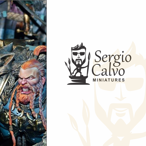 Artist logo with the title 'logo sergio calvo'