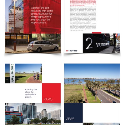 Clean design for Real State Brochure