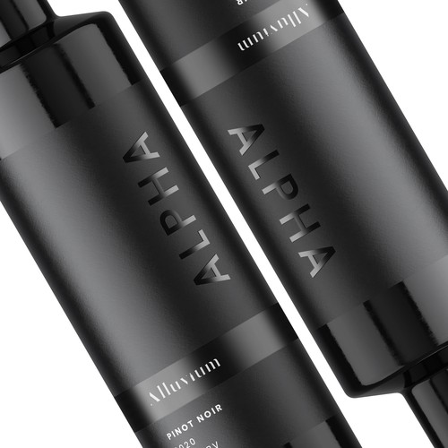 Alpha design with the title 'Alpha Wine'