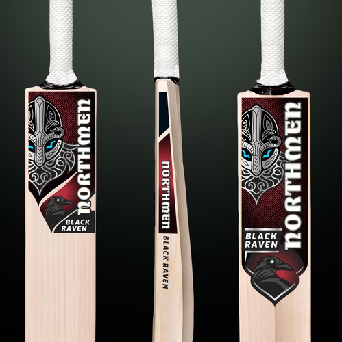 Cricket design with the title 'cricket bat stickers'