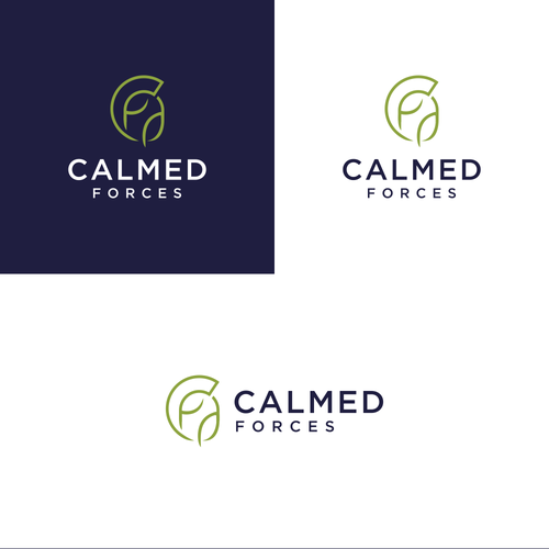 Png logo with the title 'Calmed Forces'