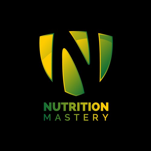 Superhero logo with the title 'Logo for Nutrition Mastery health company'