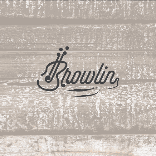 Guitar logo with the title 'a music feel logo concept with blending of letter and guitar'