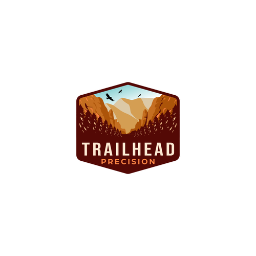 Dessert logo with the title 'Trailhead Precision'