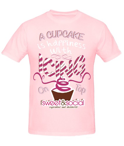 Cupcake design with the title 'Cupcake T-Shirt'