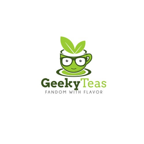 Geek logo with the title 'geek tea '