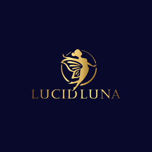 Fairy design with the title 'Logo for Lucid Luna'