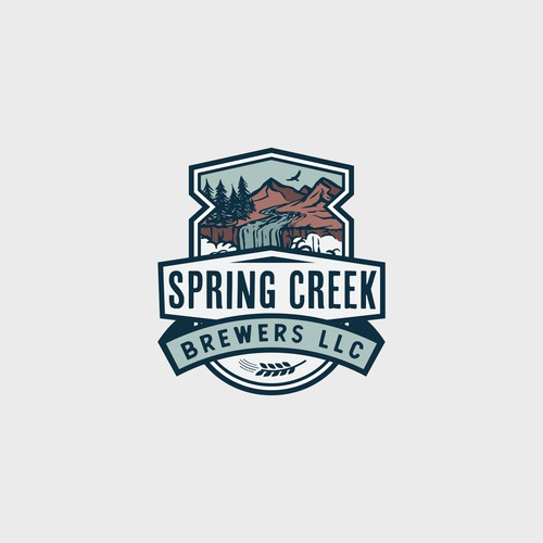 Creek logo with the title 'Strong Brewers Logo'