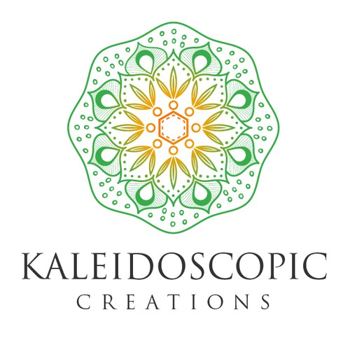 Drop logo with the title 'Kaleidoscopic Creations'