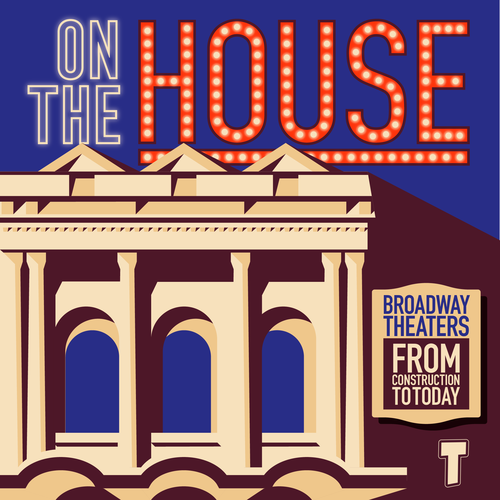 Neat design with the title ''On the House' Podcast cover'