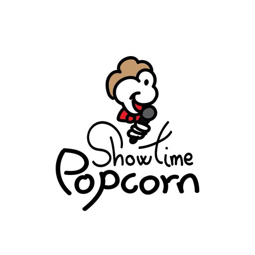 Popcorn logo with the title 'Popcorn'