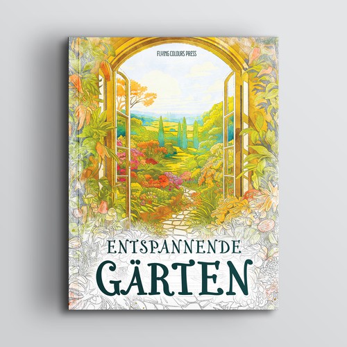 Relaxing design with the title 'Relaxing garden'