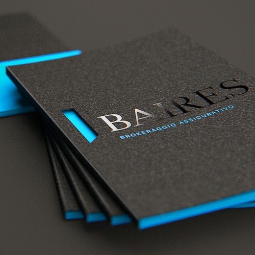 Folder design with the title 'Document folder for Baires Brokeraggio Assicurativo'