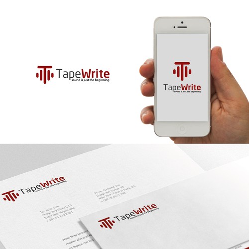 Communication logo with the title 'Tape Write'
