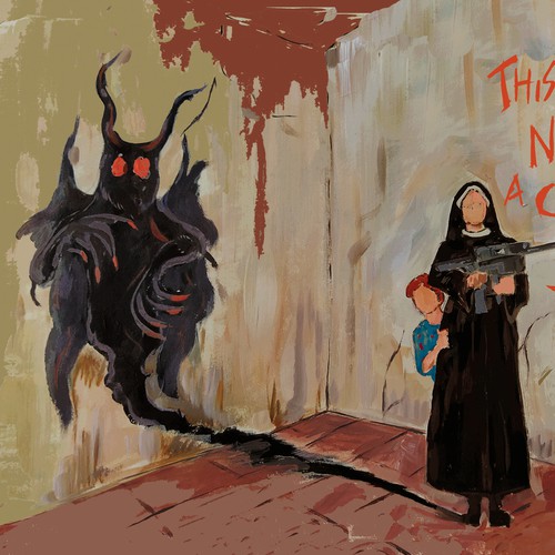 Book cover illustration with the title 'Illustrated book cover '