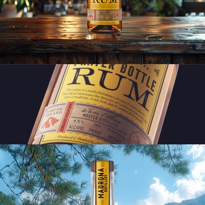 Rum label design