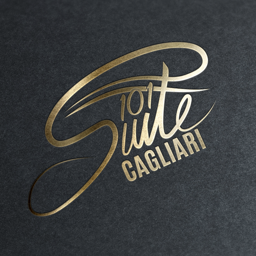 Airbnb design with the title 'Logo - Suite 101 Cagliari '