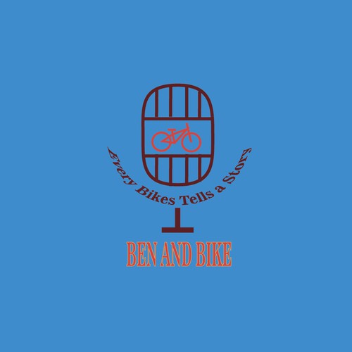 Radio logo with the title 'Bike Podcast'