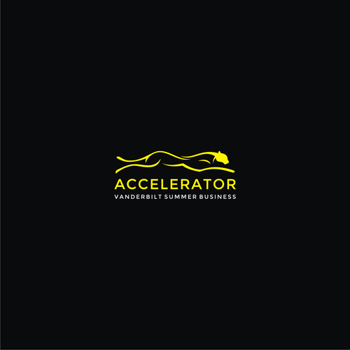 Cheetah design with the title 'Accelerator - Vanderbilt Summer Business'