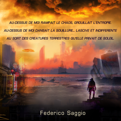 Futuristic book cover with the title 'Lululand Ultraviolet'