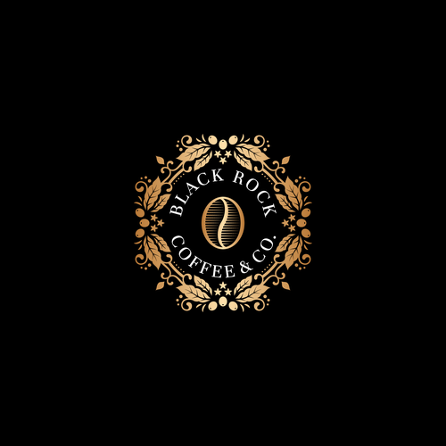 Intricate logo with the title 'Intricate Coffee Logo'