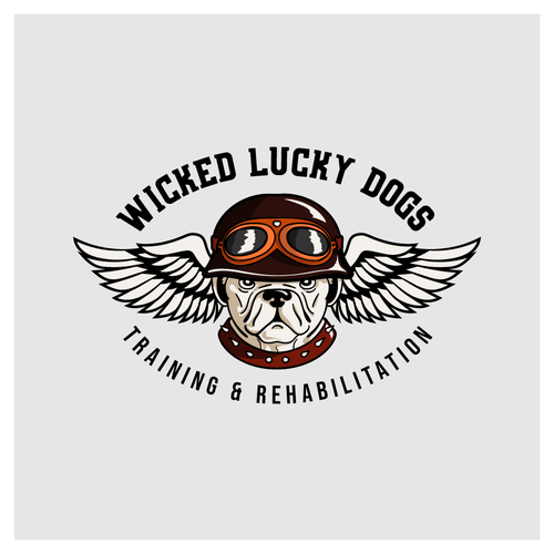 Motorcycle club design with the title 'Logo for Dog Training Center'