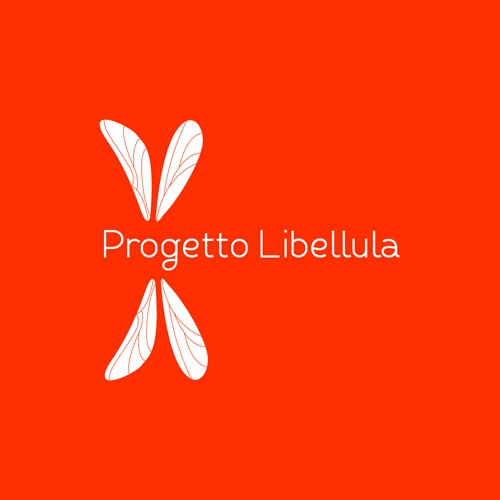 Dragonfly design with the title 'Progetto libellula'