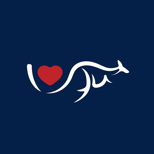 Tourism logo with the title 'I Love AU'