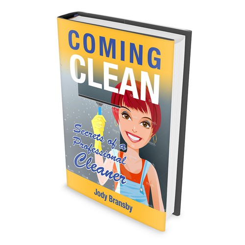 Yellow book cover with the title 'Book cover'