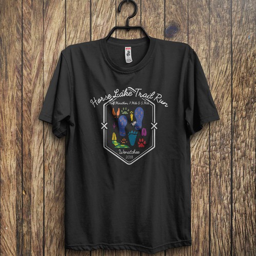 Running t-shirt with the title 'Horse Lake Trail Runs'