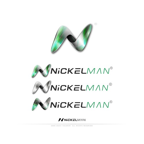 Mineral design with the title 'NICKELMAN'